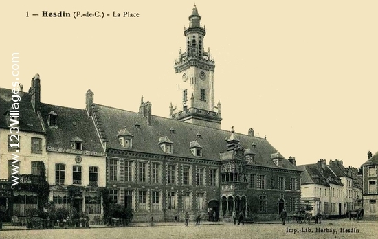 Carte postale de Hesdin