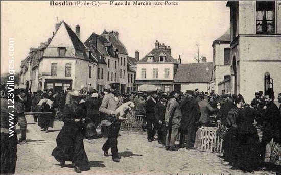 Carte postale de Hesdin