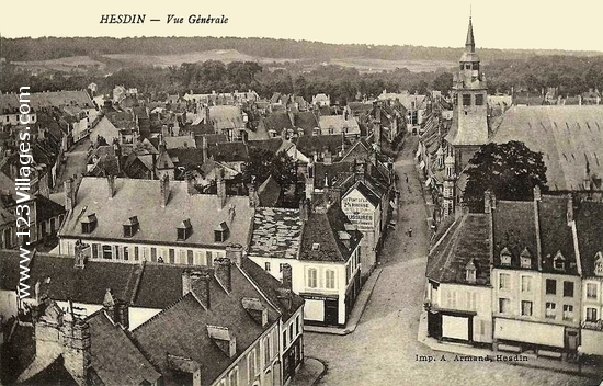 Carte postale de Hesdin