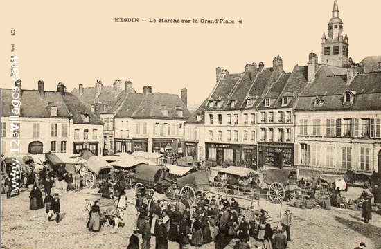 Carte postale de Hesdin