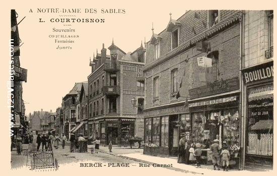 Carte postale de Berck plage