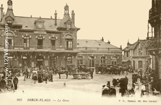 Carte postale de Berck plage