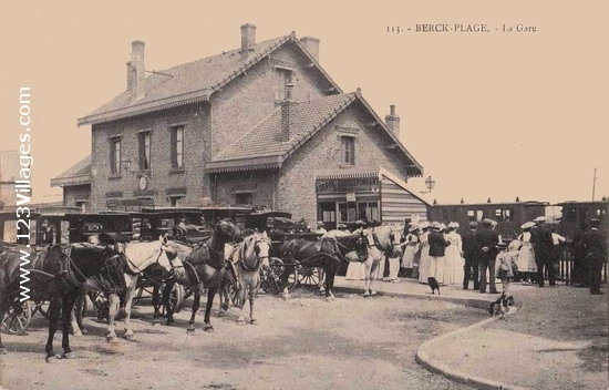 Carte postale de Berck plage