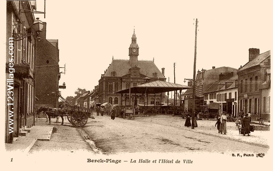 Carte postale de Berck plage