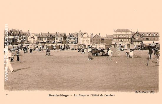 Carte postale de Berck plage