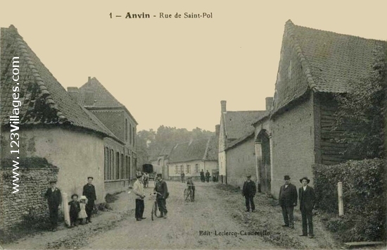 Carte postale de Anvin 