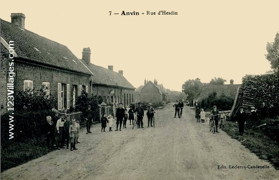 Carte postale de Anvin 