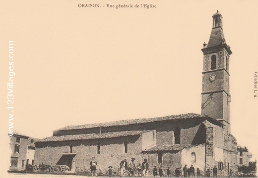 Carte postale de Oraison