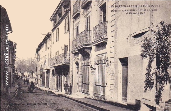 Carte postale de Oraison