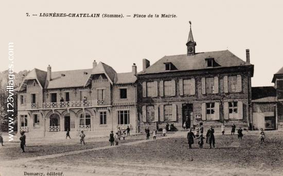 Carte postale de Lignieres-Chatelain 