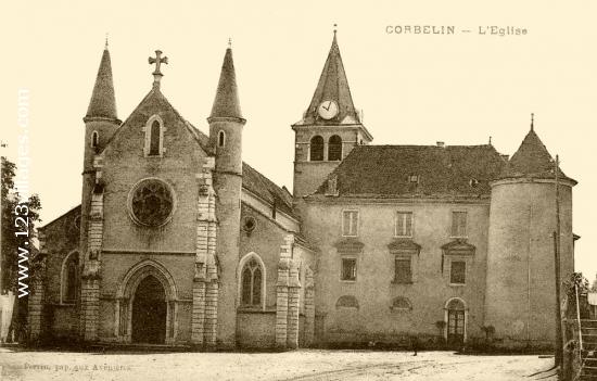 Carte postale de Corbelin 