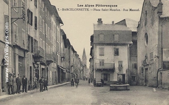 Carte postale de Barcelonnette