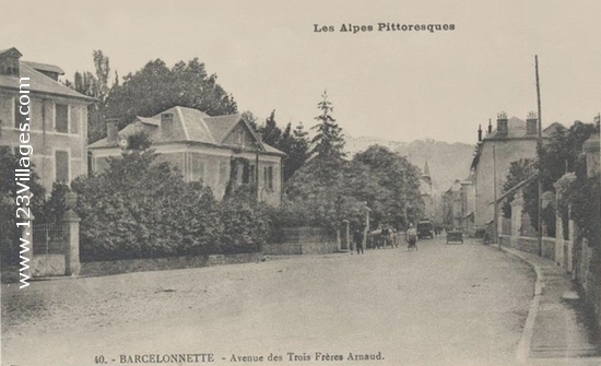 Carte postale de Barcelonnette