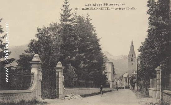 Carte postale de Barcelonnette