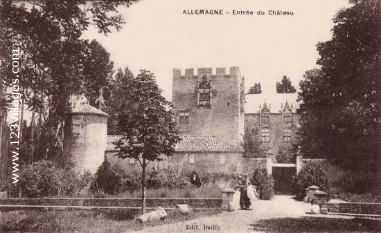 Carte postale de Allemagne-en-Provence