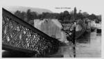 Carte postale Lyon ... Pont détruit 1940. 1944 