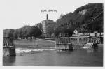 Carte postale Lyon ... Pont détruit 1940. 1944 