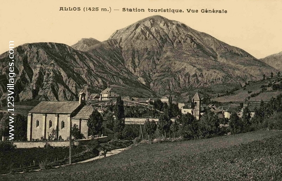 Carte postale de Allos