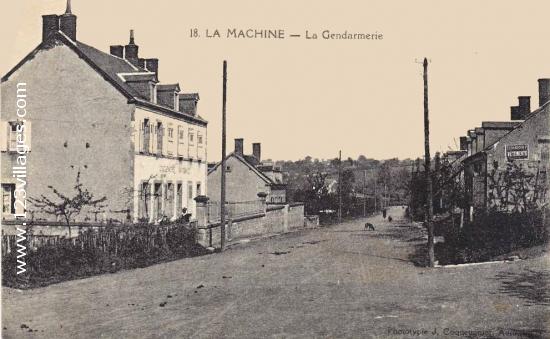 Carte postale de La Machine