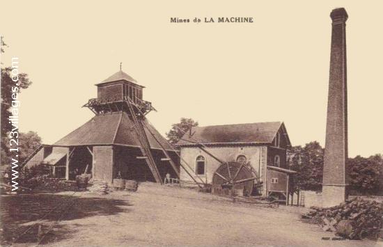 Carte postale de La Machine