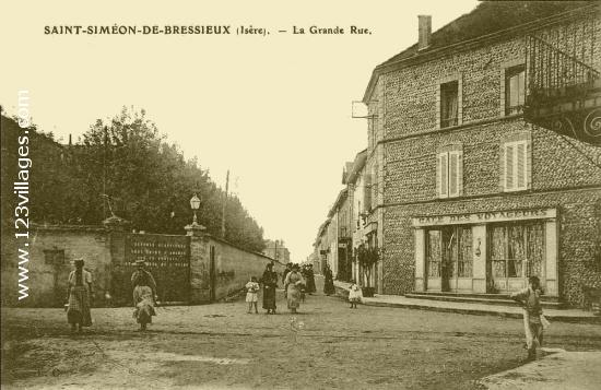 Carte postale de Saint-Simeon-De-Bressieux