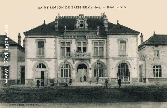 Carte postale de Saint-Simeon-De-Bressieux