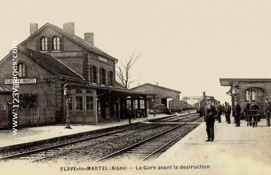 Carte postale de Flavy-Le-Martel 