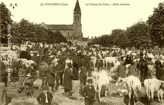 Carte postale de Sancoins 