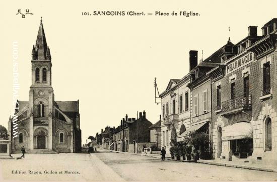 Carte postale de Sancoins 