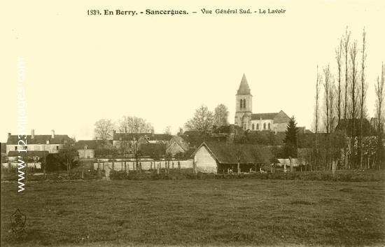 Carte postale de Sancergues 