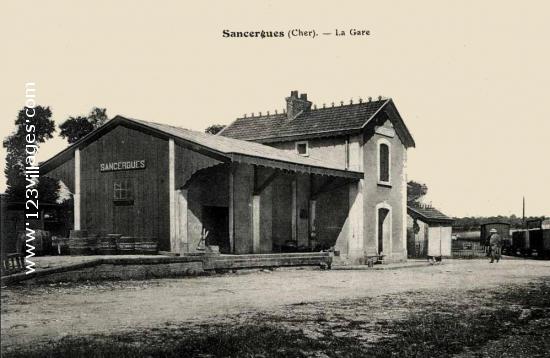 Carte postale de Sancergues 