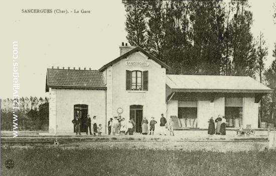 Carte postale de Sancergues 