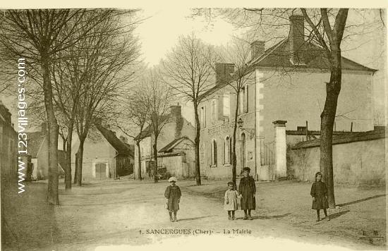 Carte postale de Sancergues 