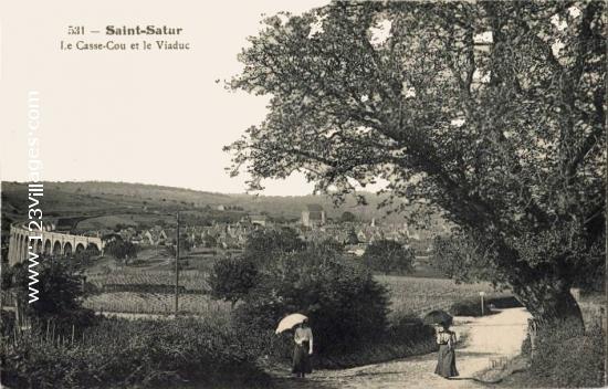 Carte postale de Saint-Satur 