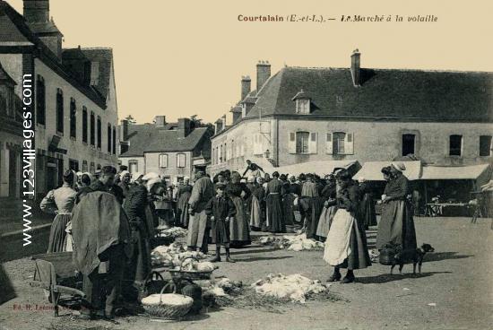 Carte postale de Courtalain