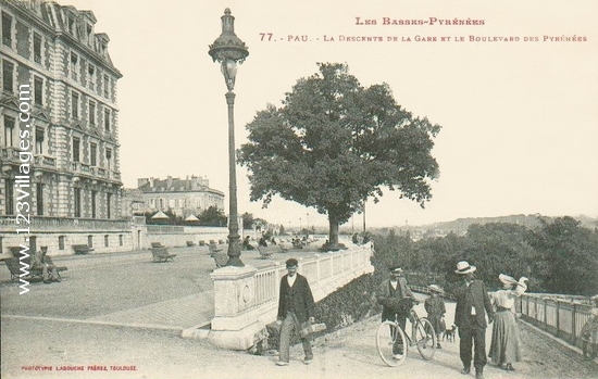 Carte postale de Pau