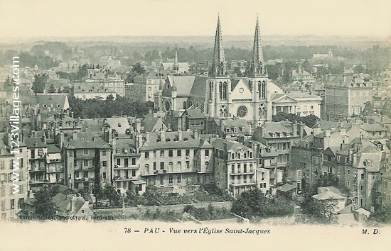 Carte postale de Pau
