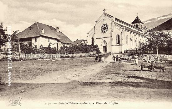 Carte postale de Sainte-Helene-Sur-Isere 