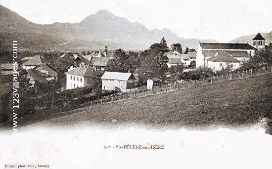 Carte postale de Sainte-Helene-Sur-Isere 