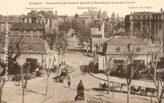 Carte postale de Avignon