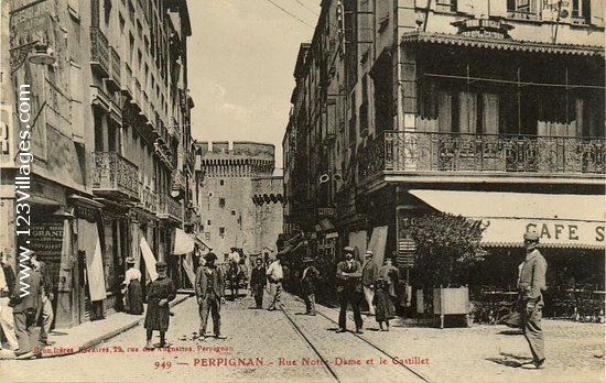 Carte postale de Perpignan