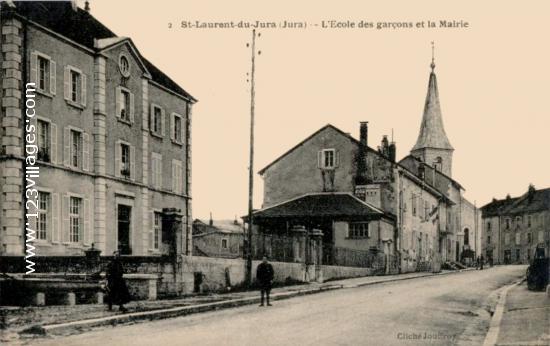 Carte postale de Saint-Laurent-En-Grandvaux 