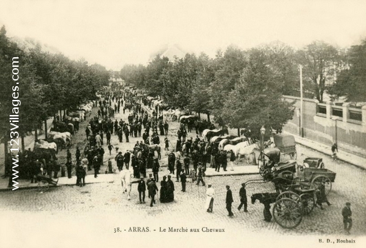 Carte postale de Arras