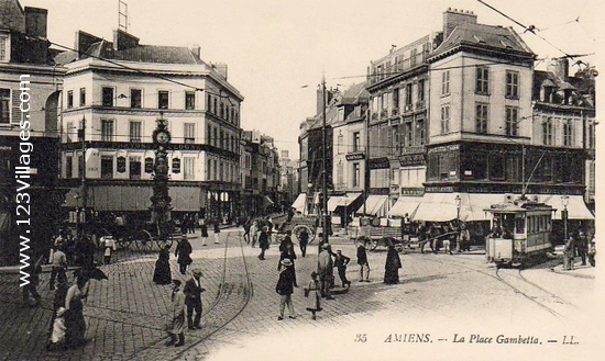 Carte postale de Amiens