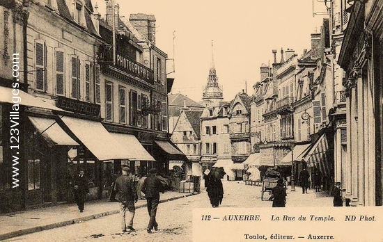 Carte postale de Auxerre