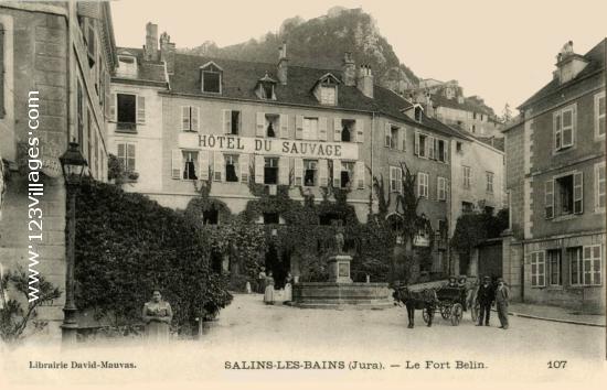 Carte postale de Salins-Les-Bains