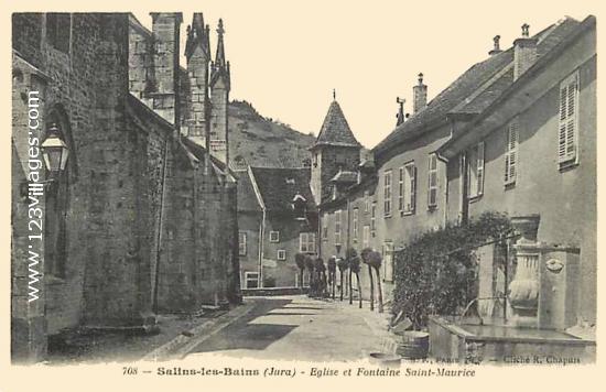 Carte postale de Salins-Les-Bains