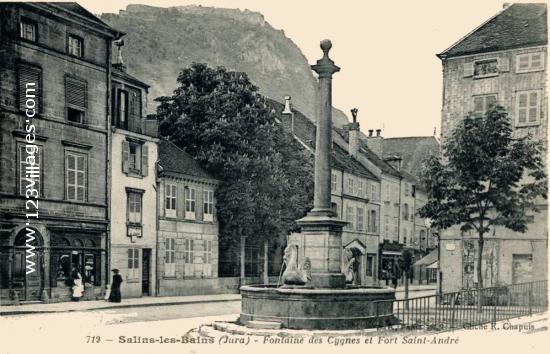 Carte postale de Salins-Les-Bains