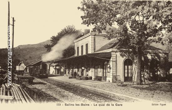 Carte postale de Salins-Les-Bains