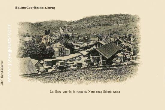 Carte postale de Salins-Les-Bains